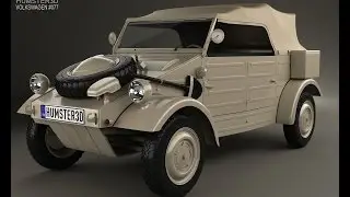 3D Model Volkswagen Kubelwagen 1945 3D Model at 3DExport.com