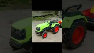 Tractor Jump Water And Cleaning 🚜 #shorts #toys