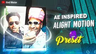 Puneet superstar edit | Ae inspired - Alight Motion Preset | Free Preset