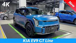 New KIA EV9 GT Line 2024 - FIRST look in 4K (Exterior - Interior)