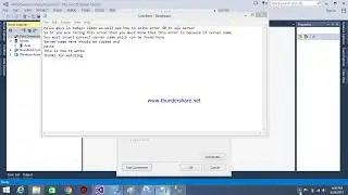 Error 40 : Could not open a Connection to SQL Server.
