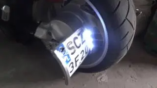zimowe przepalanie motocykla m109r 18.1.2016