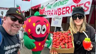 California Strawberry Festival! Trying Strawberry Pizza & More Fun! ..Home is where the Vlog is