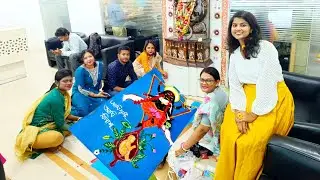 Office এ সবাই মিলে Diwali Celebrate করলাম✨... সাথে হল Rangoli Competition😃