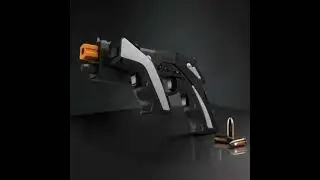 PG-9057 Gun Style Wireless Bluetooth Game Controller