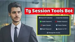 Telegram Session All Tools Bot || TG Sessions  Checker || OTP Redeem | @Rowdy_Promoter