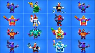Rico All Skins Animations Brawl Stars