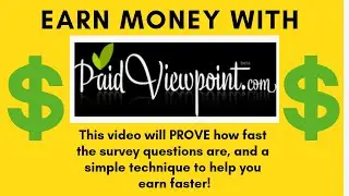 Make Money with PaidViewPoint, Very Easy