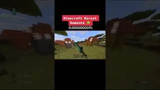 Minecraft Rarest Moments🍀0,00000001% #shorts #minecraftraremoments #minecraftseeds #gaming #fyp