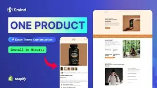 How To Build Shopify One Product Store with Dawn Theme (2025)