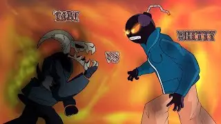 Whitty vs Tabi [Ballistic + Genocide] FNF Mashup/Animation