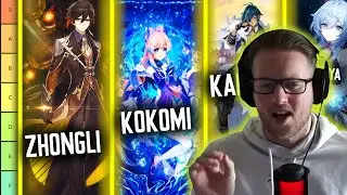 Albsterz Ranks Character Demo's For Genshin Impact 🔥 (Tier List)