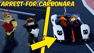 IF YOU ARREST ME, YOU WIN CARBONARA! | Roblox Jailbreak