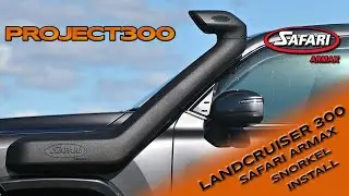Safari ARMAX Snorkel step-by-step install into LandCruiser 300 - SS98HP