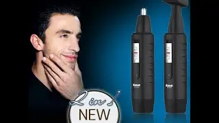 Триммер для бороды, носа и ушей с aliexpress (аккумуляторный)