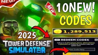 ⚡ 2025 ⚡ TOWER DEFENSE SIMULATOR CODES 2025 - TDS CODES FEBRUARY 2025