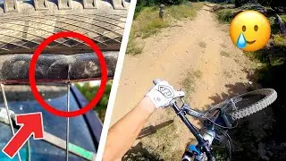 J'EXPLOSE ma Roue au Bikepark les Angles !!!