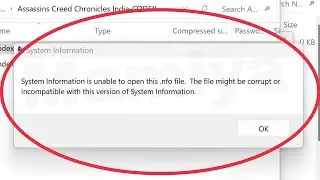 Pc Fix System information is unable to open this .nfo file The file might be corrupt or incompatible
