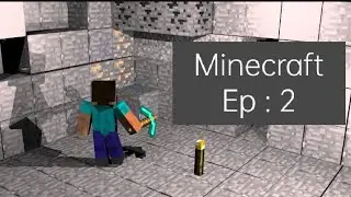 Day 2 :  let's Mine Resources  #minecraftsurvival