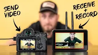 CAMERA MONITOR with built in RECORDING and WIRELESS HDMI // Vaxis ATOM A5