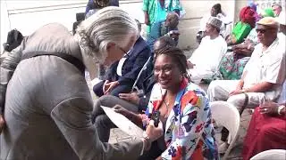 Association Accram sur scéne apéro départ du Consul du Sénégal