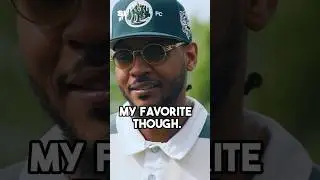Carmelo Anthony reveals his favorite teammate 🫡