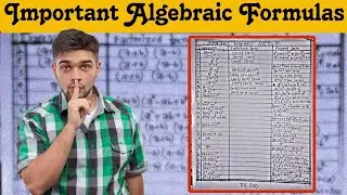 All Important Algebraic Formulas list for classes 7,8,9,10,11 and 12