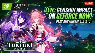 GENSHIN IMPACT on GeForce NOW! ⚡ Max Settings Gameplay 