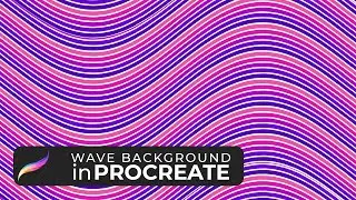 How to Draw Wave Background in Procreate 