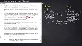 Financial Maths & Taxation | NCV Mathematics Level 4 | Question 5 November 2023 Paper 1