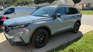 My New 2025 Honda CRV Hybrid Sport L AWD (no commentary)