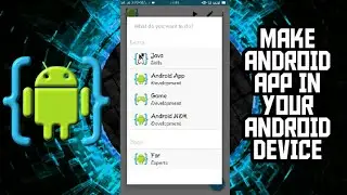 Android App Making on Android Device || Make Android App || Android App Development