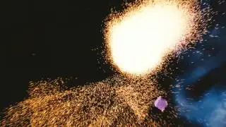 gravitation in Blender (1 000 000 particles)
