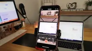 BTS:  How I use my iPhone to film my Instagram reels