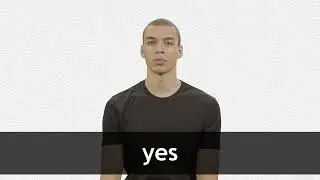 How to pronounce YES in American English