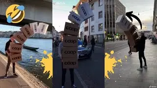 Falling Box Prank TikTok Compilation 2020