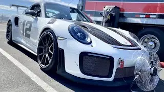 Porsche 911 GT2 RS Race Car at Chuckwalla Valley Raceway