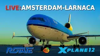 Rotate MD-11 Passenger | KLM | Amsterdam - Larnaca | X-Plane 12