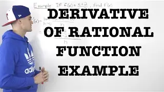 MCV4U (2.1) - Derivative of Rational Function Example - calculus