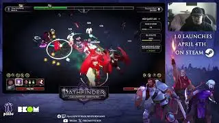 Let's play Pathfinder: Gallowspire Survivors - Fighter + Wiz Playthrough w/ Oli