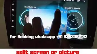 Android car stereo with split screen mode and picture in picture PIP | PICTURE IN PICTURES