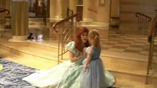 Claire meeting Ariel on the Disney Dream 10/11
