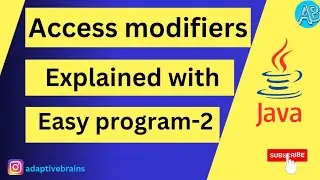 Java Program-2: Mastering Access Modifiers