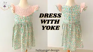 DRESS MAKING WITH YOKE AN EASY WAY TO CREATE A BEAUTIFUL DRESS FOE LITTLE GIRLS DIY
