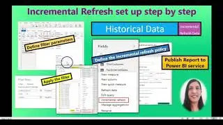Incremental Refresh set up step by step in POWER BI