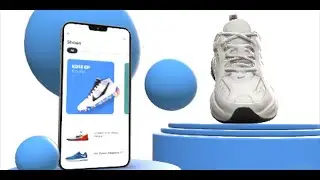 Nike Shoes UI Visualization With After Effect And Element 3D