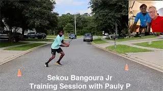 Pro Tennis Player Training with Sekou Bangoura Jr and Paul Pisani :)