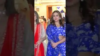 Sonakshi Sinha's Stunning Red Saree Look with Boyfriend Zaheer Iqbal at Ira Madhu Mantena Wed #short