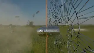 A revolver, a bullet and a window - Blender 2.8 3D animation