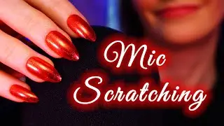 ASMR 10 HOURS Mic Scratching with Cover ❤️ Tingles ALL Night Long ❤️ Deep Brain Massage! ASMR Study